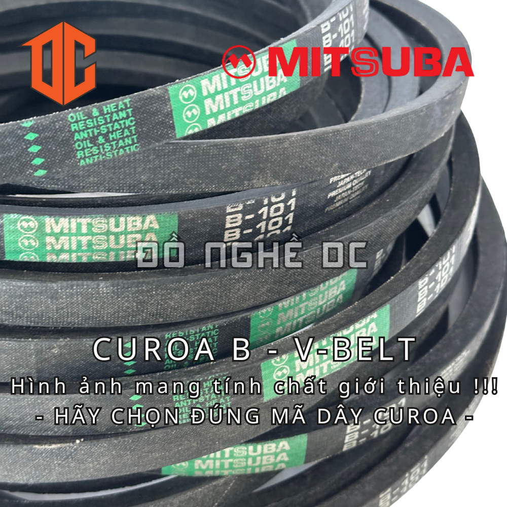 Dây curoa bản thang MITSUBA B48 B86 B98 B60 B39 B74 B95 B56 B20 B90 B87 B85 B65 B87 B99 B94 B96 B56 