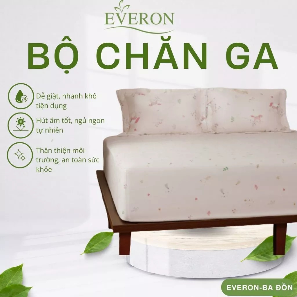 Bộ ga chun, Bộ ga chun chần Everon Xứ sở thần tiên - CPC26203