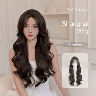  Tóc Giả Nguyên Đầu Dệt Kim CAPELLI Xoăn Sóng Shanghai Wig 