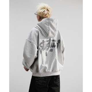 Áo Hoodie Nỉ Chân Cua Fullzip SLY Solid màu xám tiêu