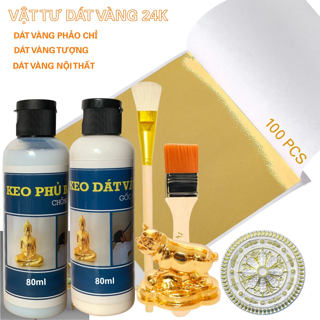 Vàng Lá Dát Vàng 24K, Lá Dát Vàng Công Nghiệp, Dát Tượng, Phào Chỉ Thạch Cao, Đồ Nội Thất Trang Trí