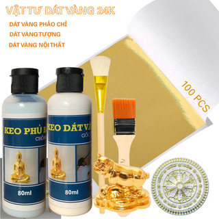  Vàng Lá Dát Vàng 24K Lá Dát Vàng Công Nghiệp Dát Tượng Phào Chỉ Thạch Cao Đồ Nội Thất Trang Trí 