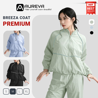  Áo khoác thể thao nữ form rộng AUREVA 2 lớp thông thoáng cản tia UV vận động tập gym leo núi 