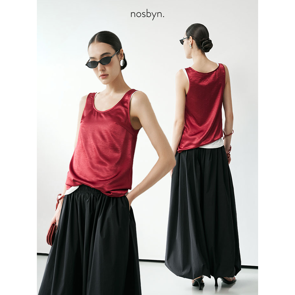 Nosbyn - Áo Tank Top Chất Lụa - Silk Tank Top