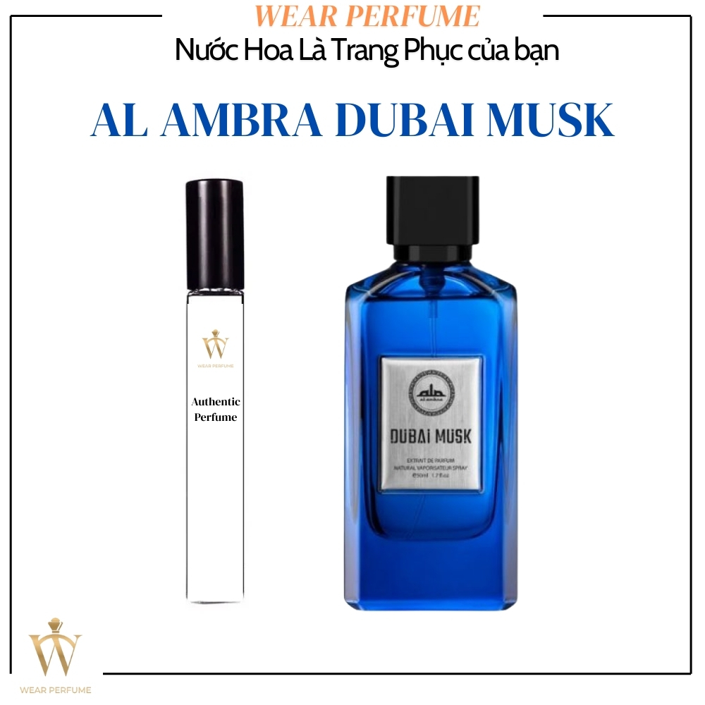 Fullsize 50ML - Nước hoa Unisex AL Ambra Dubai Musk - Wear Perfume