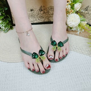 DÉP SLIM MIX CHARM NƠ LỚN  ( 01 )