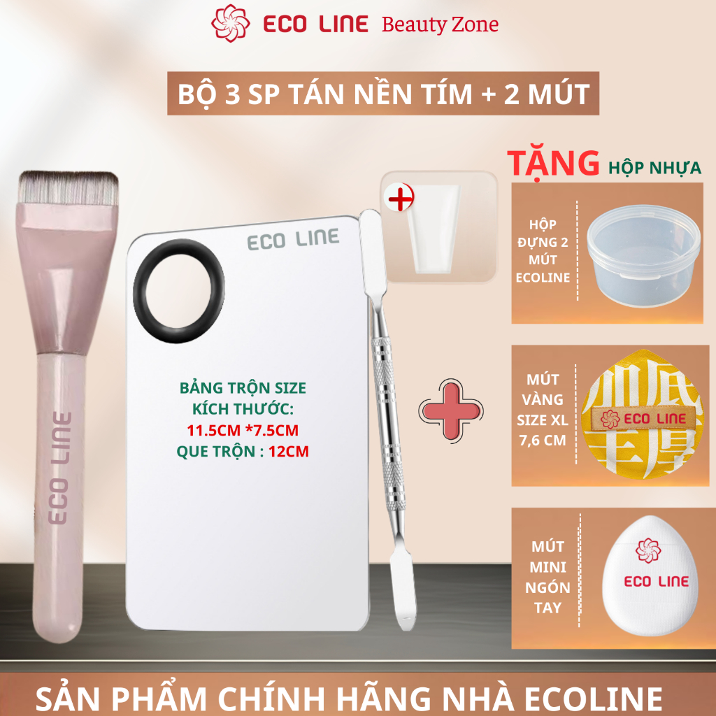 Cọ tán kem nền cọ tán son cọ má hồng cọ kẻ mắt cọ trang điểm mềm mịn che khuyết điểm hoàn hảo | BigBuy360 - bigbuy360.vn