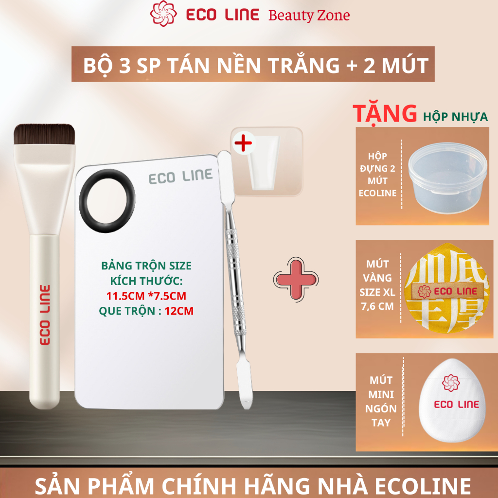 Cọ tán kem nền cọ tán son cọ má hồng cọ kẻ mắt cọ trang điểm mềm mịn che khuyết điểm hoàn hảo | BigBuy360 - bigbuy360.vn