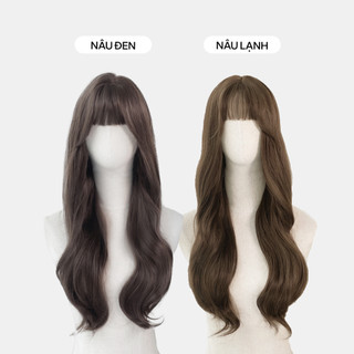 Tóc Giả Nguyên Đầu CAPELLI Xoăn Lơi Mái Thưa Mira Wig