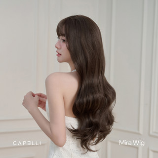 Tóc Giả Nguyên Đầu CAPELLI Xoăn Lơi Mái Thưa Mira Wig