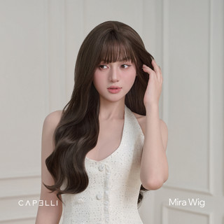 Tóc Giả Nguyên Đầu CAPELLI Xoăn Lơi Mái Thưa Mira Wig