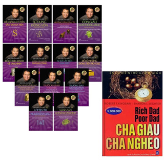 Sách Dạy Con Làm Giàu Trọn Bộ 13 Cuốn (LẺ/TÙY CHỌN) - Cha giàu cha nghèo Robert T. Kiyosaki