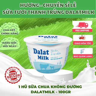  sữa chua ăn không đường Đà Lạt Milk 100gr còn ít nên sale nốt 