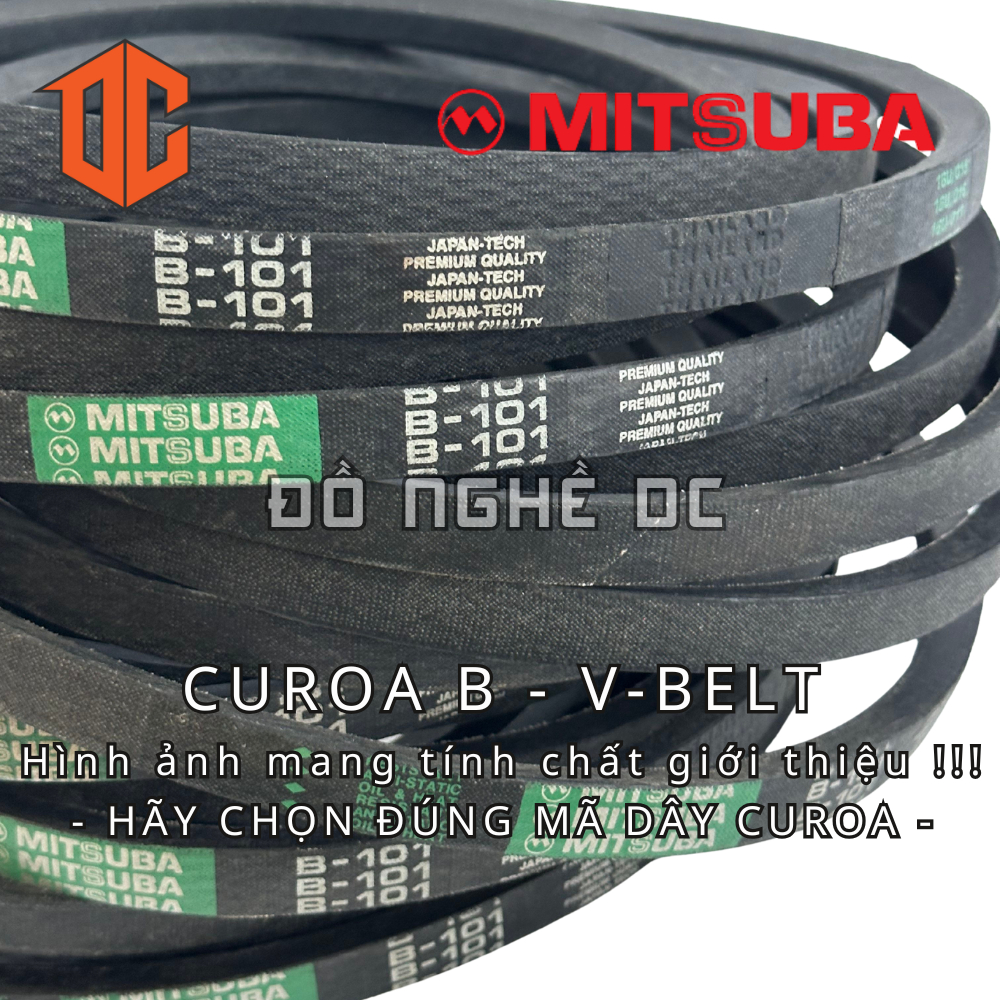 Sợi curoa trơn MITSUBA Thái lan B95 B95 B93 B36 B45 B40 B46 B28 B62 B84 B31 B80 B95 B31 B55 B79 B48 
