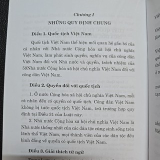 Sách - Luật quốc tịch Việt Nam (NXB Chính trị quốc gia sự thật)