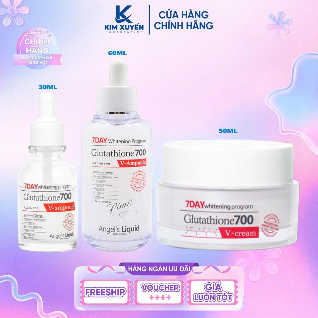(SERUM 7DAY) Serum ANGEL'S LIQUID Glutathione 7Day 700 V-Ampoule 30ML/60ML