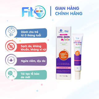 Kem Muỗi Đốt, Hăm, Rôm Sảy, Chàm Sữa, Viêm Da Fito Junior Chứa NaNo Bạc, Dưỡng Ẩm Da An Toàn Cho Bé