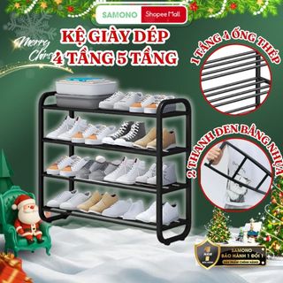 Kệ Để Giày 4 Tầng 5 tầng Samono BFS221201 Thiết Kế Thông Minh Gọn Nhẹ Chắc Chắn Dễ Dàng Lắp Ráp 