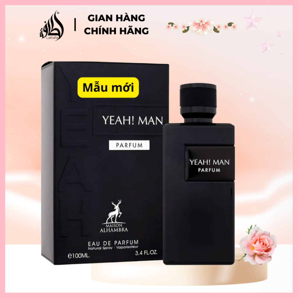 [ Hàng chính hãng ] Nước hoa YEAH  MAN mùi hương nam tính, mạnh mẽ