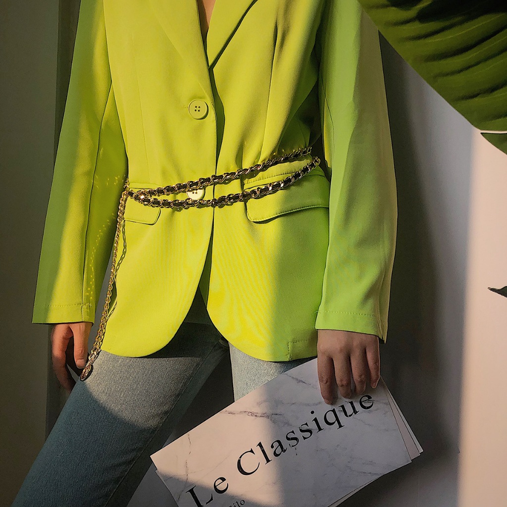 Dây Nịt Unisex Thiết Kế Cá Tính, Mix Charm, Dây Mảnh, Phong Cách Âu Mỹ, Y2K, Đi Học, Đi Chơi – BD24