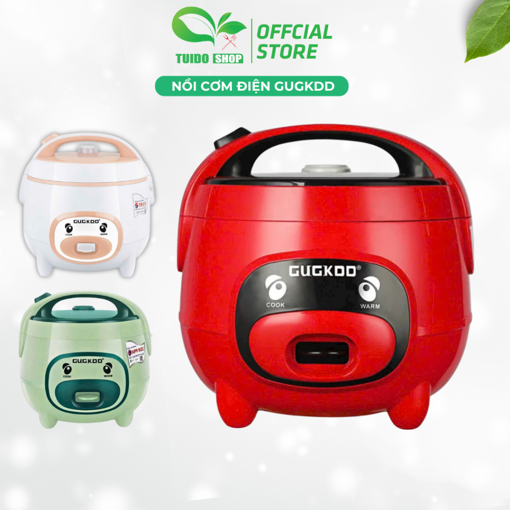 Nồi cơm điện GUGKDD 1L 1,2L 1,8 lòng siêu dày cơm ngon - TUIDO SHOP