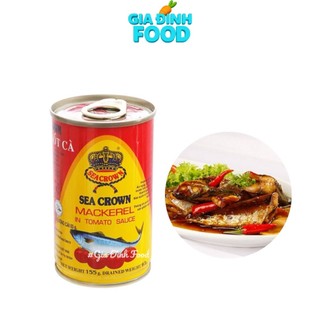 Cá Nục Xốt Cà Sea Crown, Hộp Vàng, Cá Nục Thái 155g