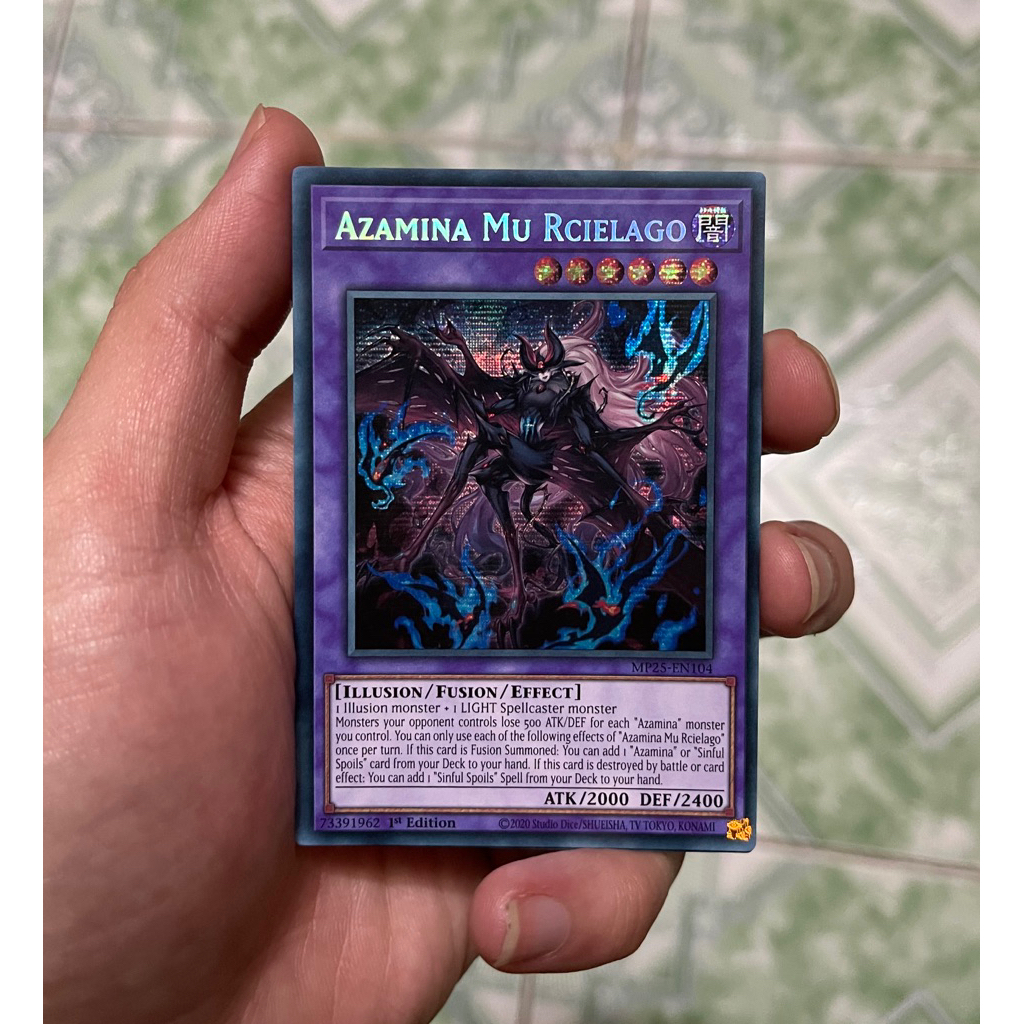Ada Yugioh Shop [TCG-UK] Thẻ bài Azamina Mu Rcielago - MP25-EN104 - Prismatic Secret