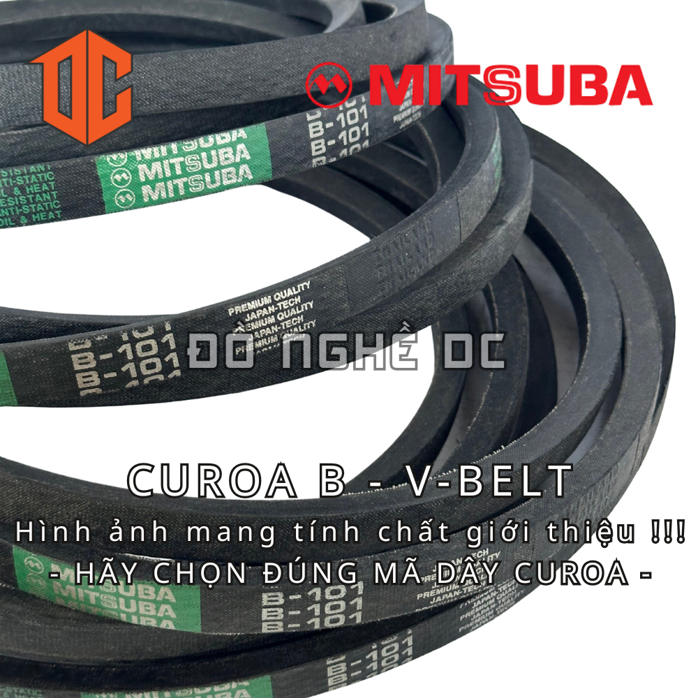 Dây curoa trơn MITSUBA Thailand B78 B81 B81 B54 B53 B83 B39 B22 B86 B36 B39 B25 B40 B43 B92 B81 B36 