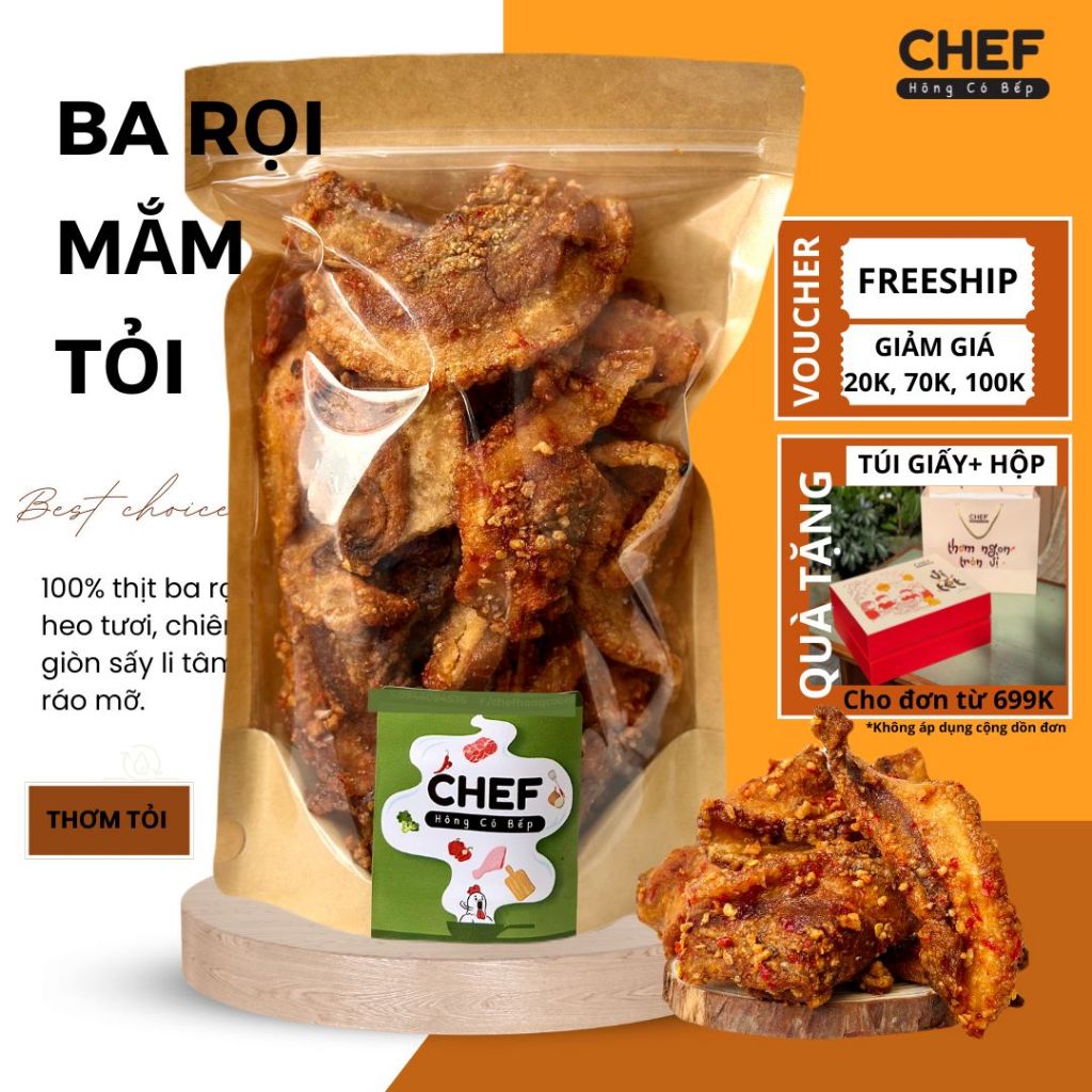 BA RỌI MẮM TỎI ỚT - TÓP MỠ BA RỌI CHÁY TỎI ỚT NGON KHÓ CƯỠNG