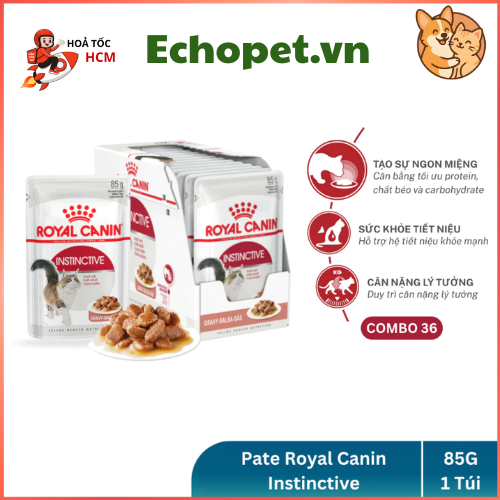 Pate ROYAL CANIN Instinctive 85g| Pate Cho Mèo Trưởng Thành| Pate Royal Canin