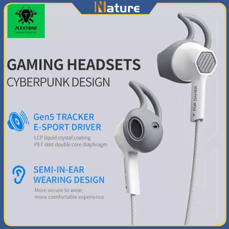 NATURE Tai Nghe Chơi Game Plextone G27 Trang Bị Màn Loa Kép, Dây Chống Đứt & Chống Rối