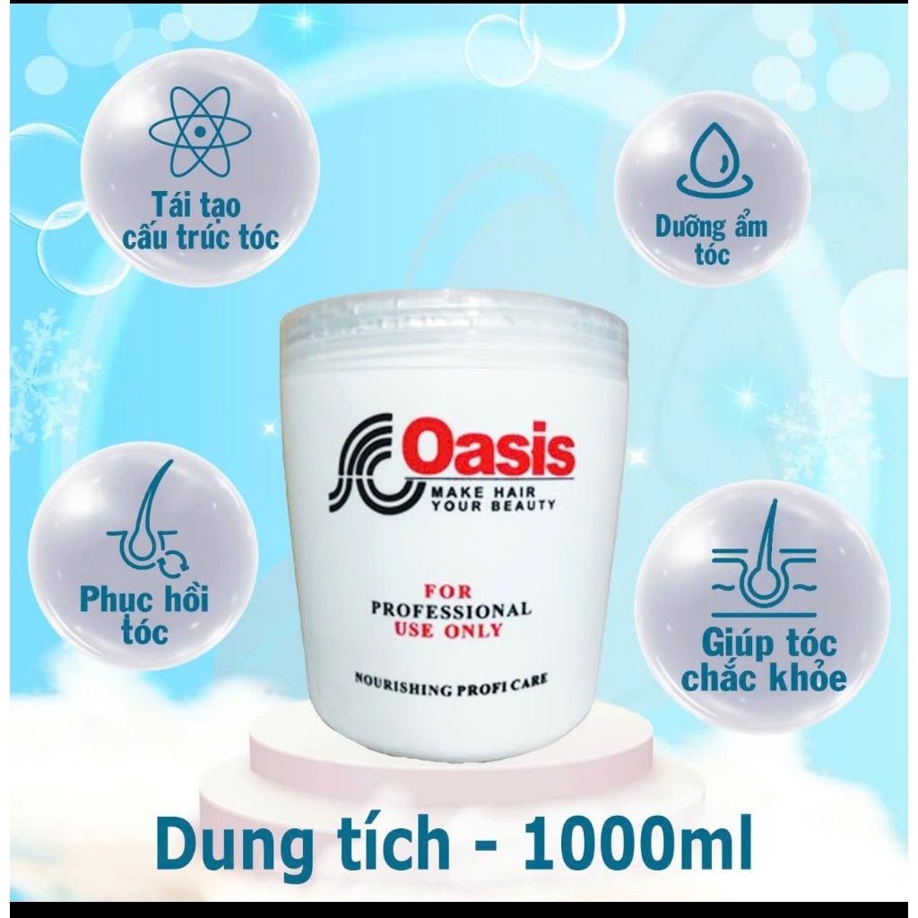 [ HANG CHUẨN ]Kem u xả tóc Oais phục hồi nuôi dương toc khô sơ chẻ ngon . giúp mái tóc óng  mượt  hã