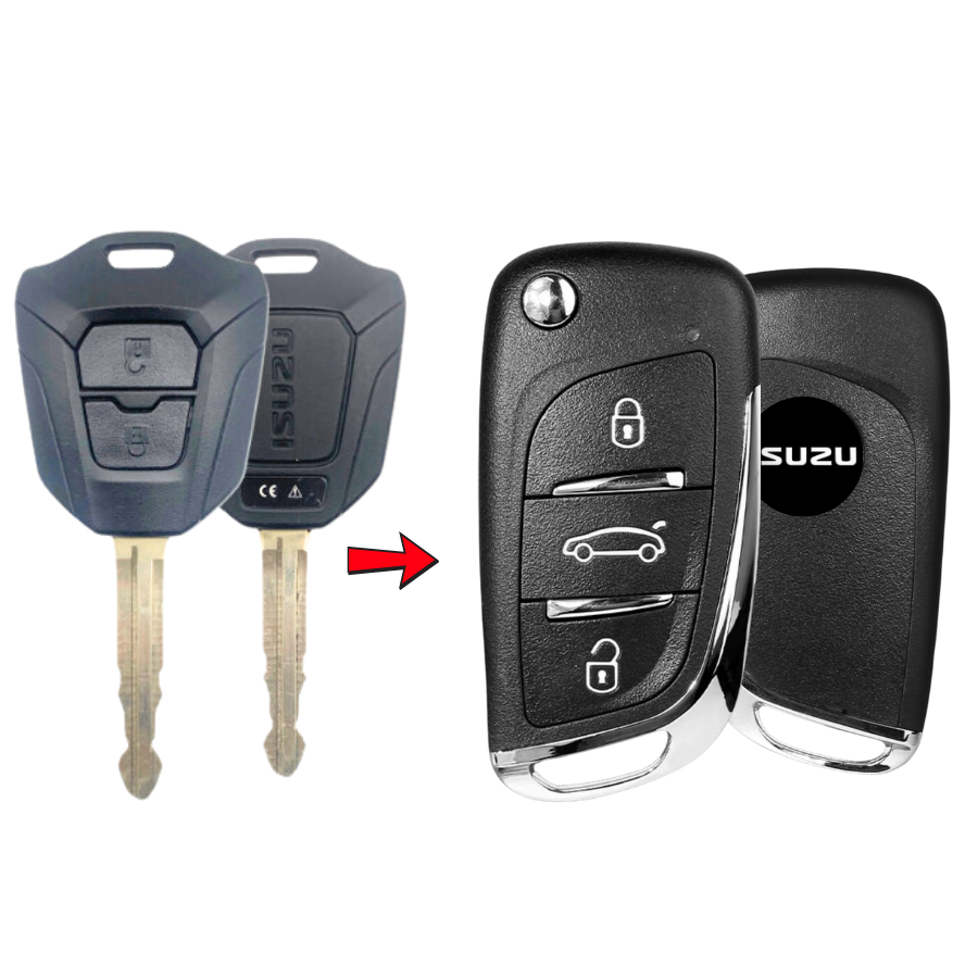 Remote học lệnh Chìa khóa xe Isuzu Dmax Mux đời 2020 đến 2025 mẫu v11