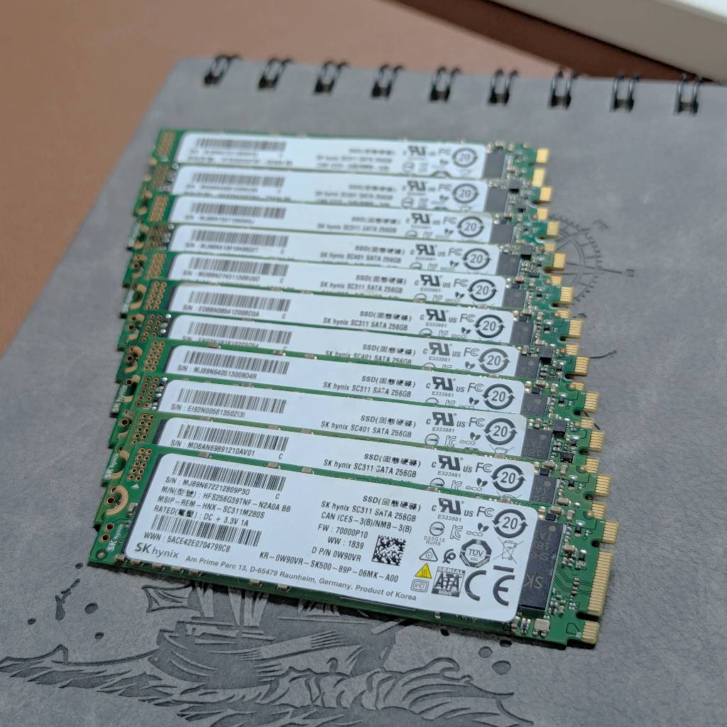 Ổ cứng SSD M.2 SATA 2280 256GB/512GB – Samsung / SK Hynix / Kioxia / Sandisk / Micron