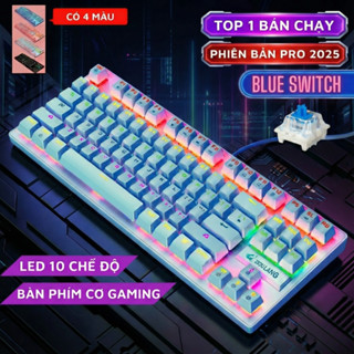  Bàn Phím Cơ Máy Tính Crack K2 PRO Led RGB 10 Chế Độ Khác Nhau Chơi Game Dùng Văn Phòng Cực Đã 