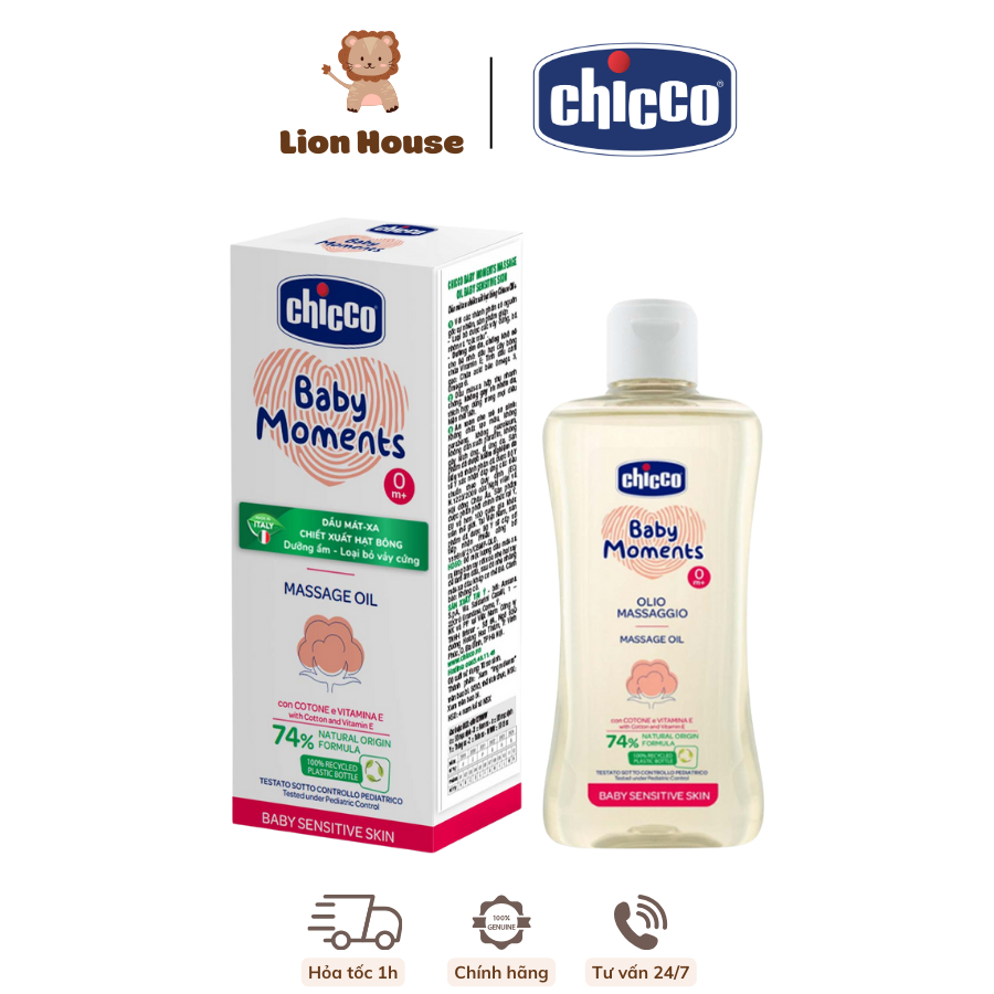 Dầu massage Chicco Ý 200ml