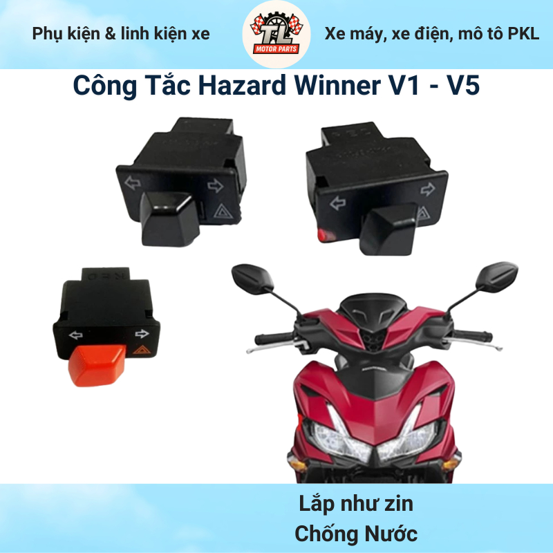 Công Tắc Hazard Winner X R Hàng Chất Lượng Cao Có Video Hướng Dẫn Lắp