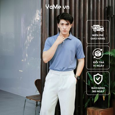 Áo Polo Nam Vải Cá Sấu ColorLock™ Giặt Không Phai Non Branded 003 Dáng Ôm Vừa F2 23745 |YaMe|
