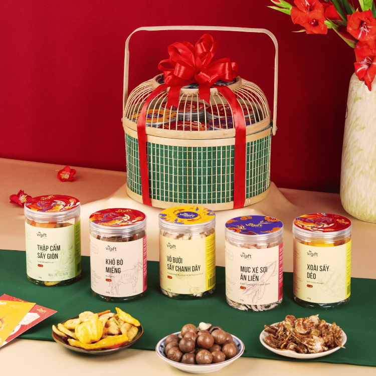 Giỏ Quà Tết An Khang - An Khang Thịnh Vượng