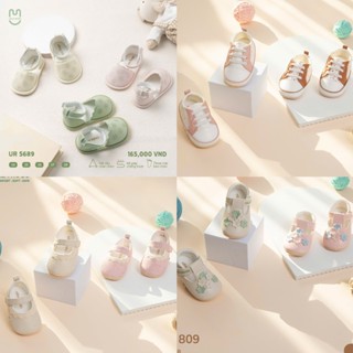  UALAROGO Giày Dép Tập Đi Chống Trơn Trượt Đế Cao Su Non Cho Bé Trai Bé Gái Mẫu Mới BST6 