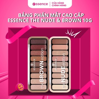  Bảng phấn mắt cao cấp Essence The NUDE & BROWN 9 màu phù hợp nhiều kiểu trang điểm 10g 