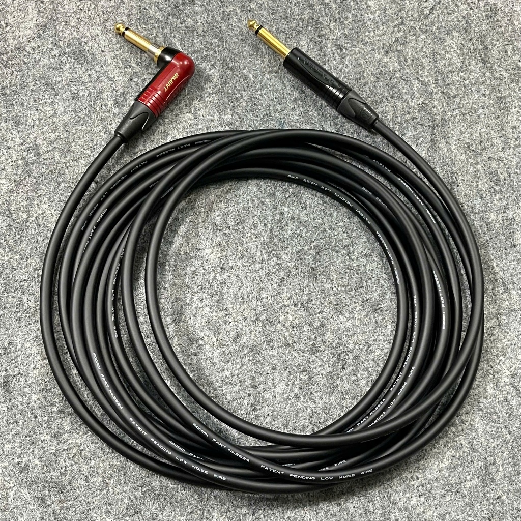 Dây Mogami 2524 Dây Đàn Guitar Jack 6Ly Chống Nổ Chất Lượng Tốt, Dài 5m-8m-10m, Giá Bán 1 Sợi.