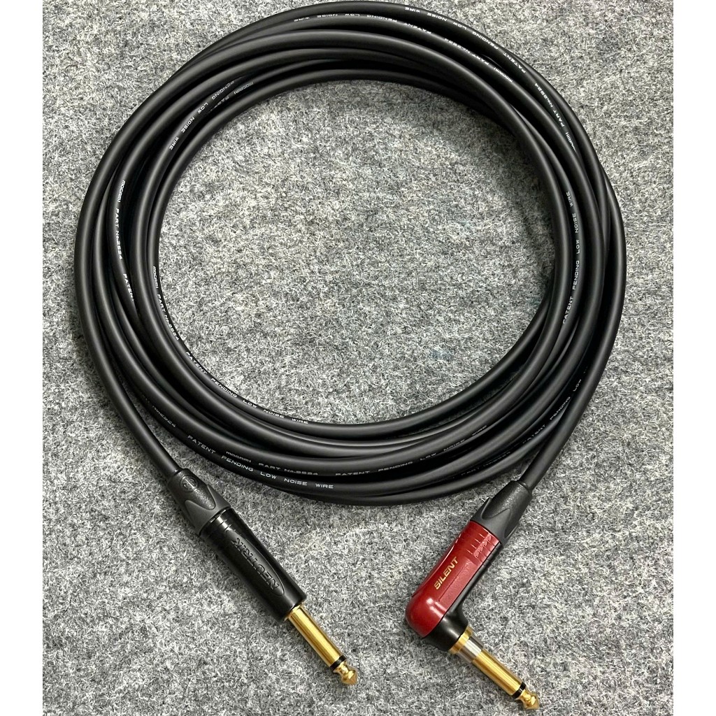 Dây Mogami 2524 Dây Đàn Guitar Jack 6Ly Chống Nổ Chất Lượng Tốt, Dài 5m-8m-10m, Giá Bán 1 Sợi.