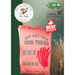 Gạo MỘT BỤI - ĐẶC SẢN LÚA MÙA - CƠM MỀM, XỐP, NGỌT - Gạo từ cánh đồng, giá tốt, đảm bảo chất lượng 100%