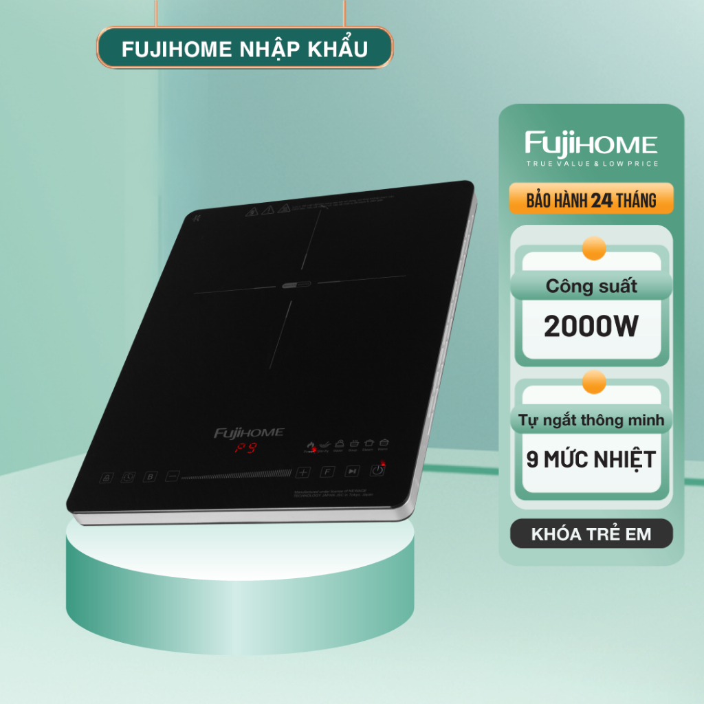 Bếp Từ Đơn Thông Minh Fujihome IC1391 – Hẹn Giờ 3 Giờ