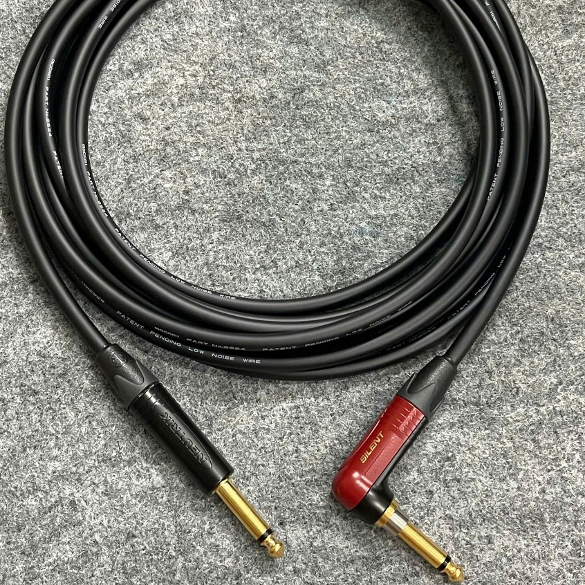 Dây Mogami 2524 Dây Đàn Guitar Jack 6Ly Chống Nổ Chất Lượng Tốt, Dài 1m-2m-5m, Giá Bán 1 Sợi.