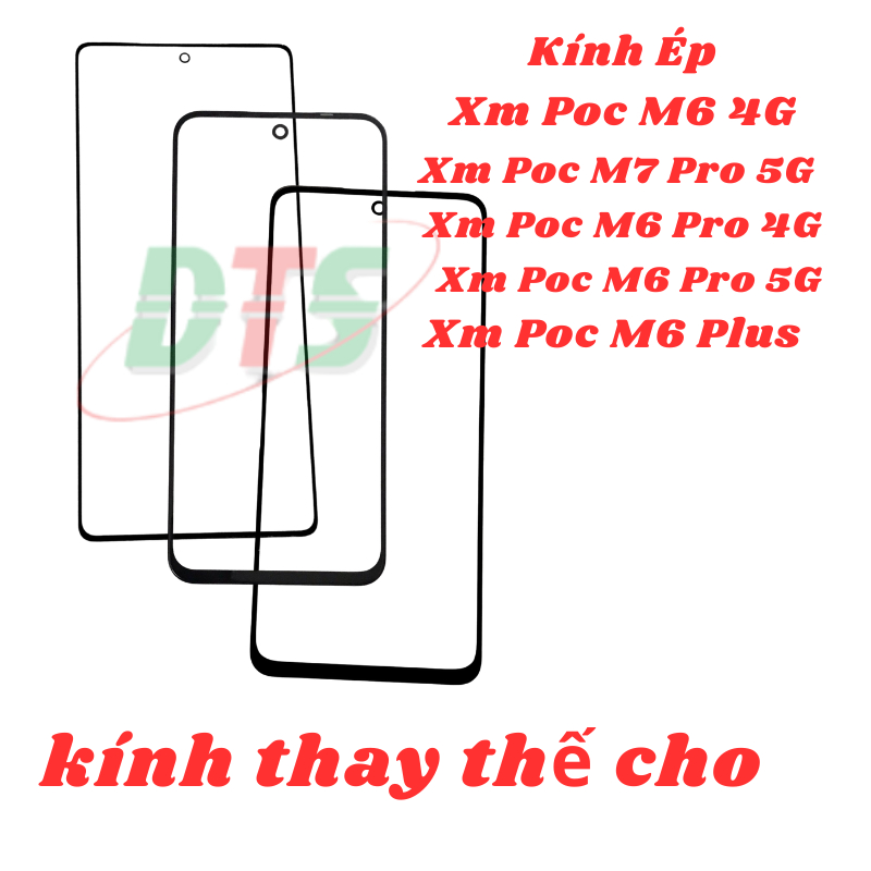 Kính ép dùng cho XM Poc M6 4G/ Poc M6 Pro 4G/ Poc M6 Pro 5G/ Poc M6 Plus/ Poc M7 Pro 5G