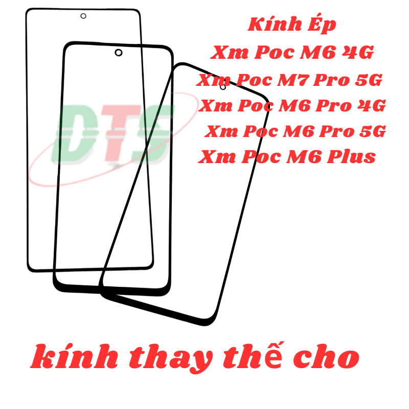 Mặt kính ép cho XM Poc M6 4G/ Poc M6 Pro 4G/ Poc M6 Pro 5G/ Poc M6 Plus/ Poc M7 Pro 5G