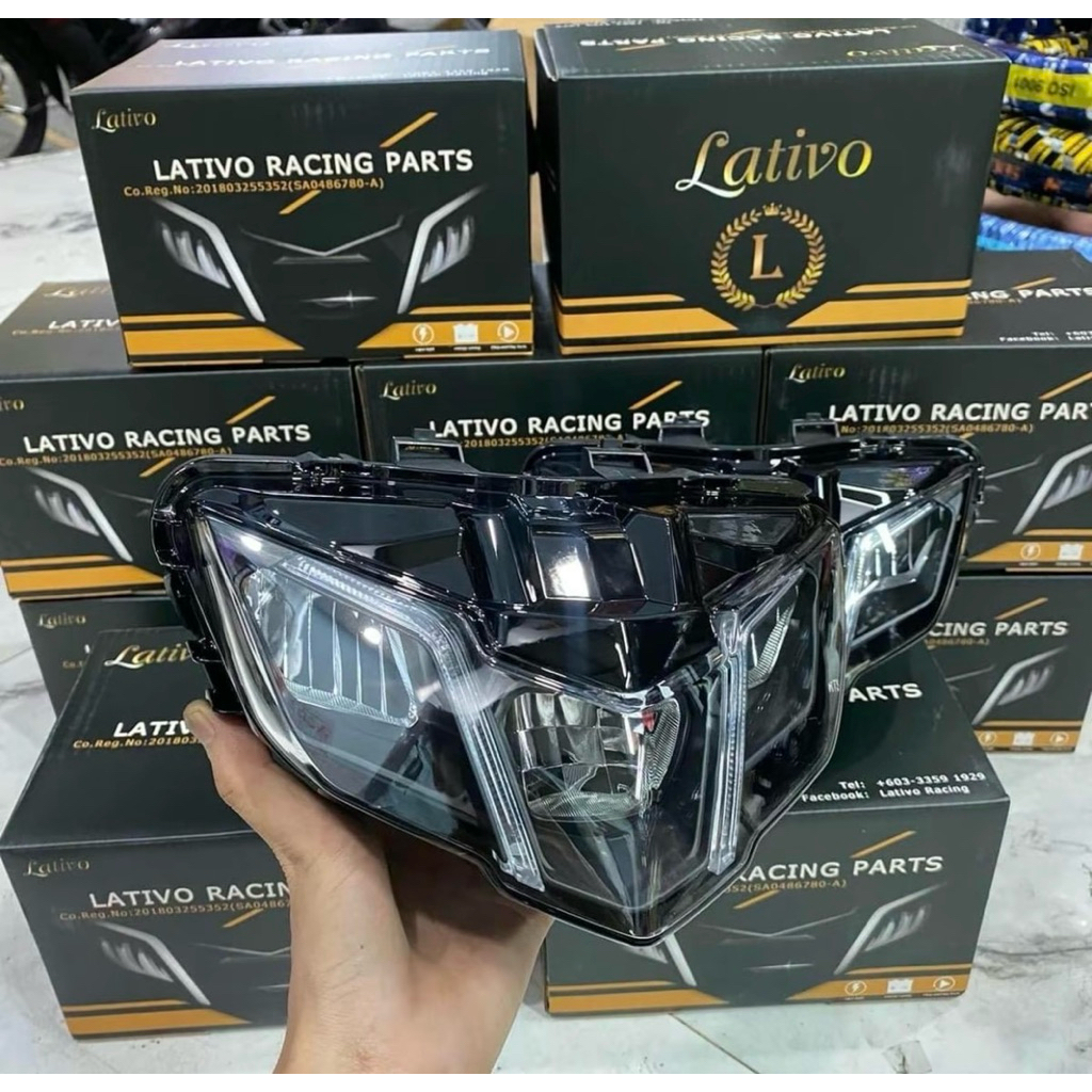 Chóa Đèn Lativo Chính Hãng Sáng Hơn Zin, Dành Cho ( Exciter 150 ) 2019 >  2025  Phụ Kiện Phụ Tùng Xe