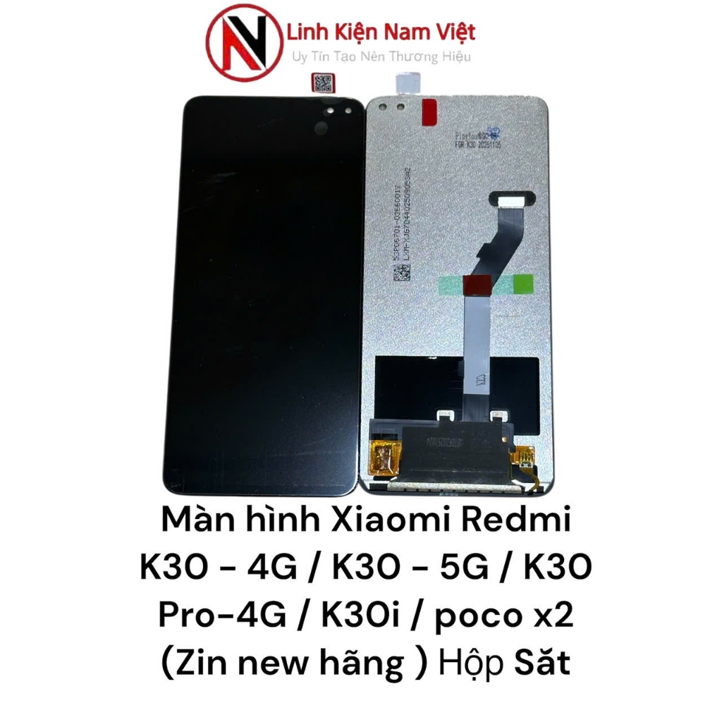 Màn hình Xiaomi Redmi K30 - 4G / K30 - 5G / K30 Pro-4G / K30i / poco x2 (Zin new hãng ) Hộp Sắt